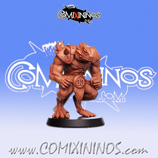 Blood Bowl Big Guy Nurgle Beast Ogre Mutated Meiko Miniatures