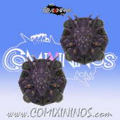 Set of 2 Frogmen Reroll and Turn Counters - SP Miniaturas