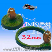 Set of Two 32 mm Football Bases - Meiko Miniatures