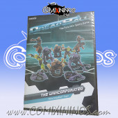 Dreadball - Unincorporated Rebs Team of 8 Players and 2 Prone Figures - Mantic Games
